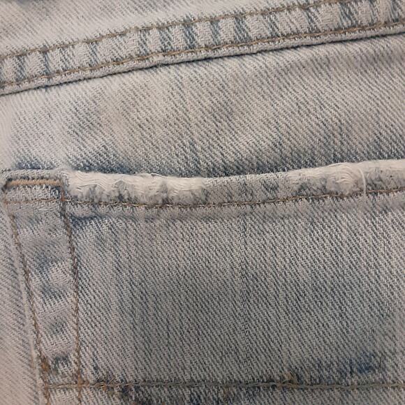 BKE Buckle Denim Jeans Harbor Capri Regular Size 30 Distressed Blue - Picture 9 of 14